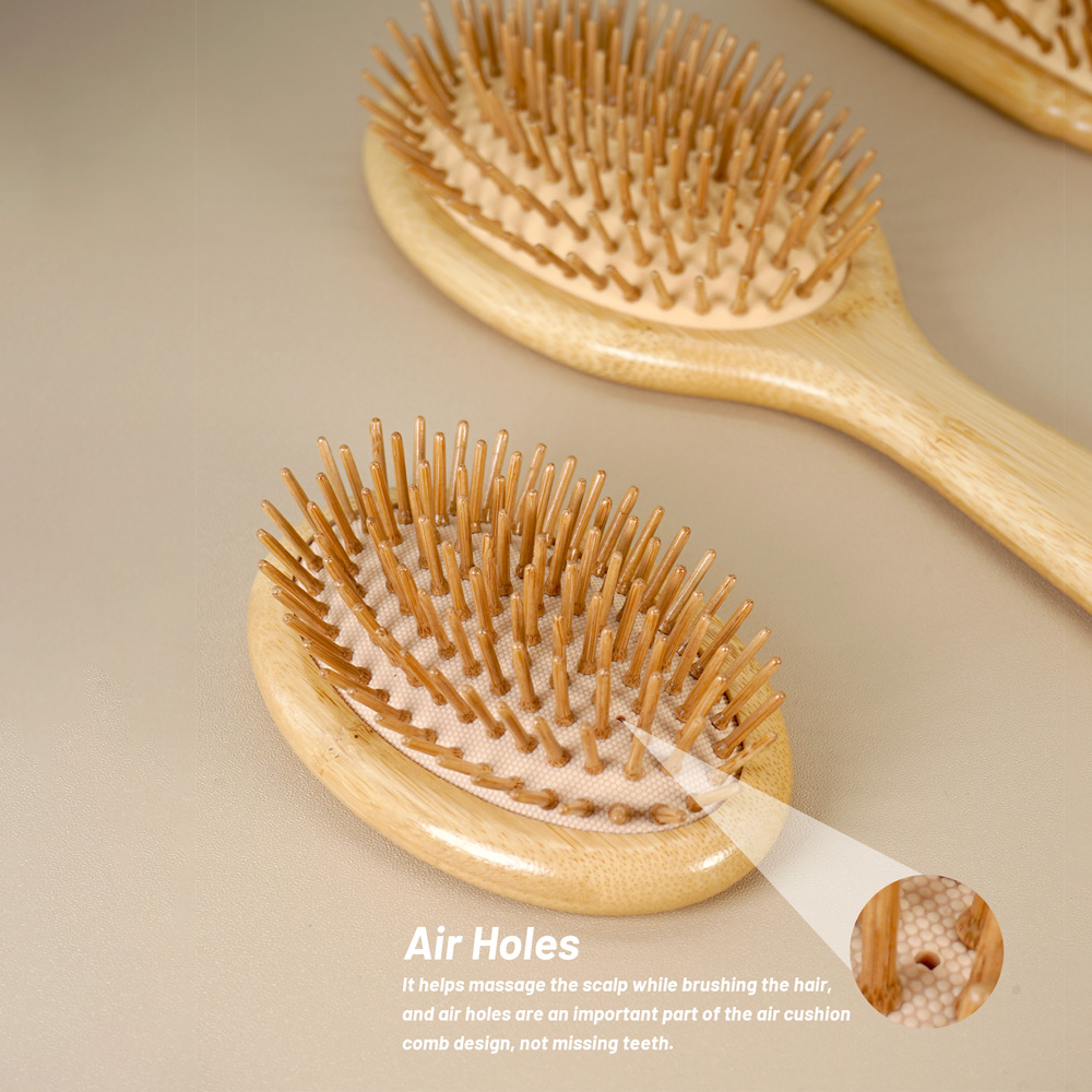 Bamboo Hair Brush Detangling B - đánh giá và giá Hair Care Daily Routine