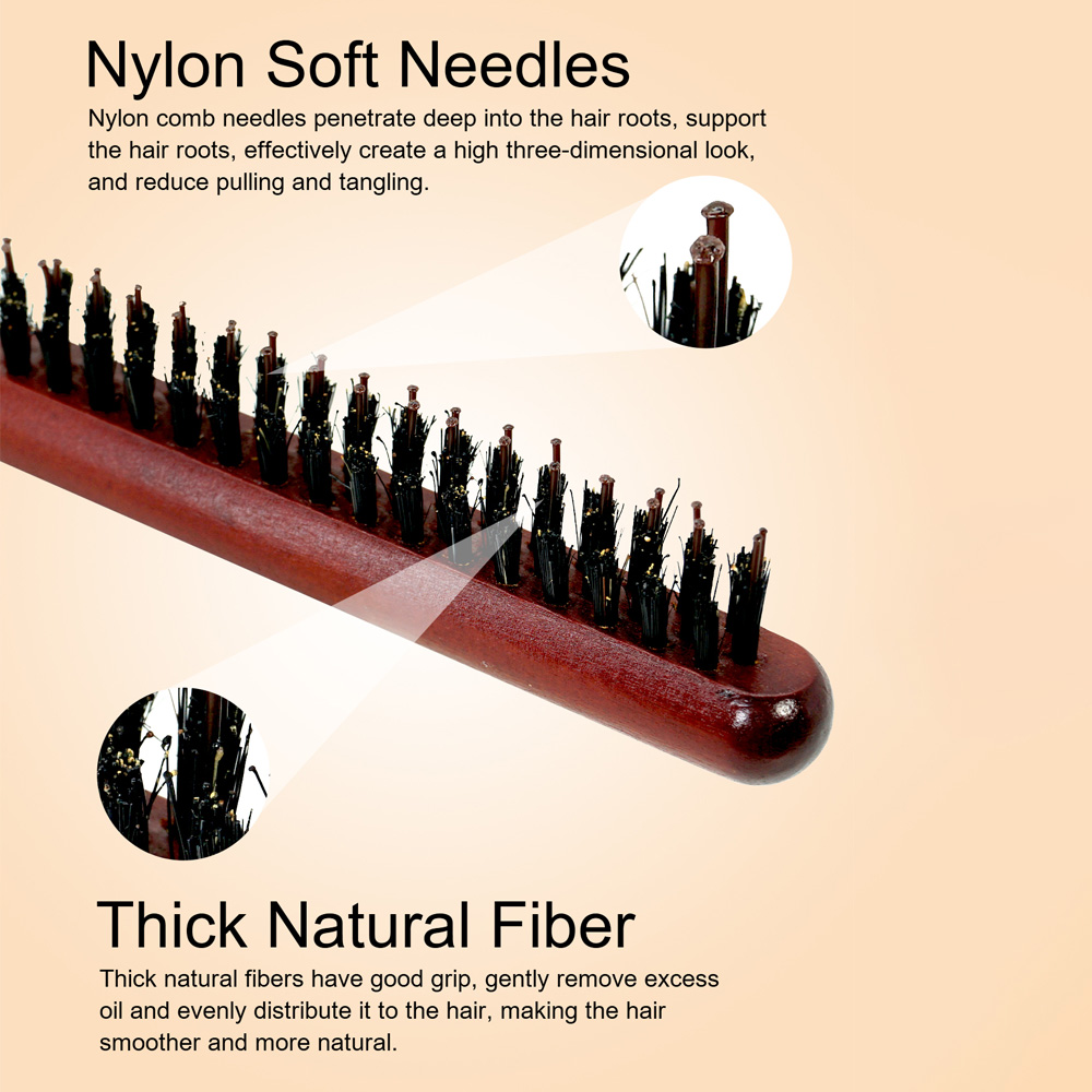 2 Piece Wooden Hair Brush Set  - đánh giá và giá Hair Care Daily Routine