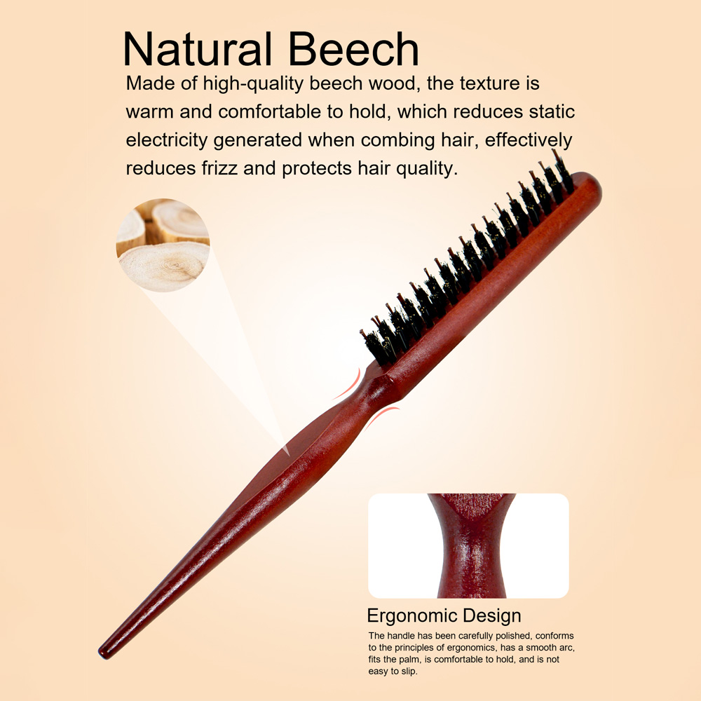 2 Piece Wooden Hair Brush Set  - đánh giá và giá Hair Care Daily Routine