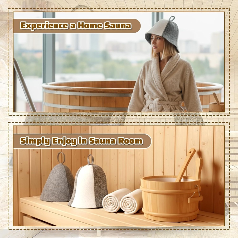 Home Sauna Gray Sauna Hat Saun - đánh giá và giá Hair Care Daily Routine