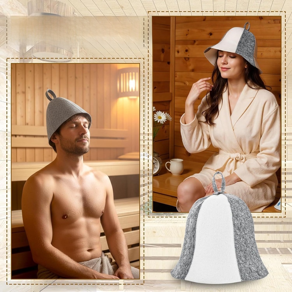 Home Sauna Gray Sauna Hat Saun - đánh giá và giá Hair Care Daily Routine