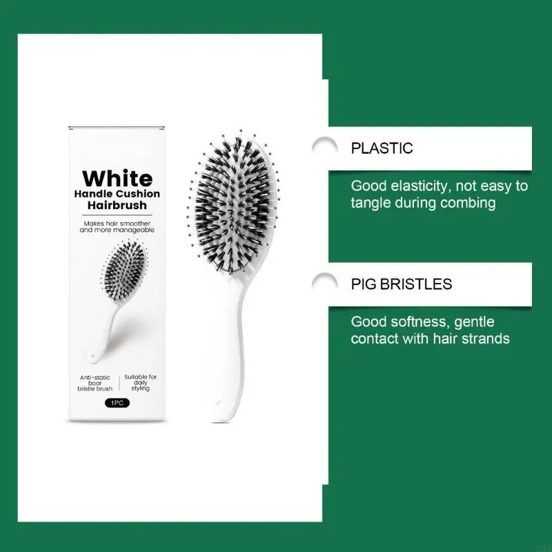 Lông heo rừng và bàn chải nylo - đánh giá và giá Hair Care Daily Routine